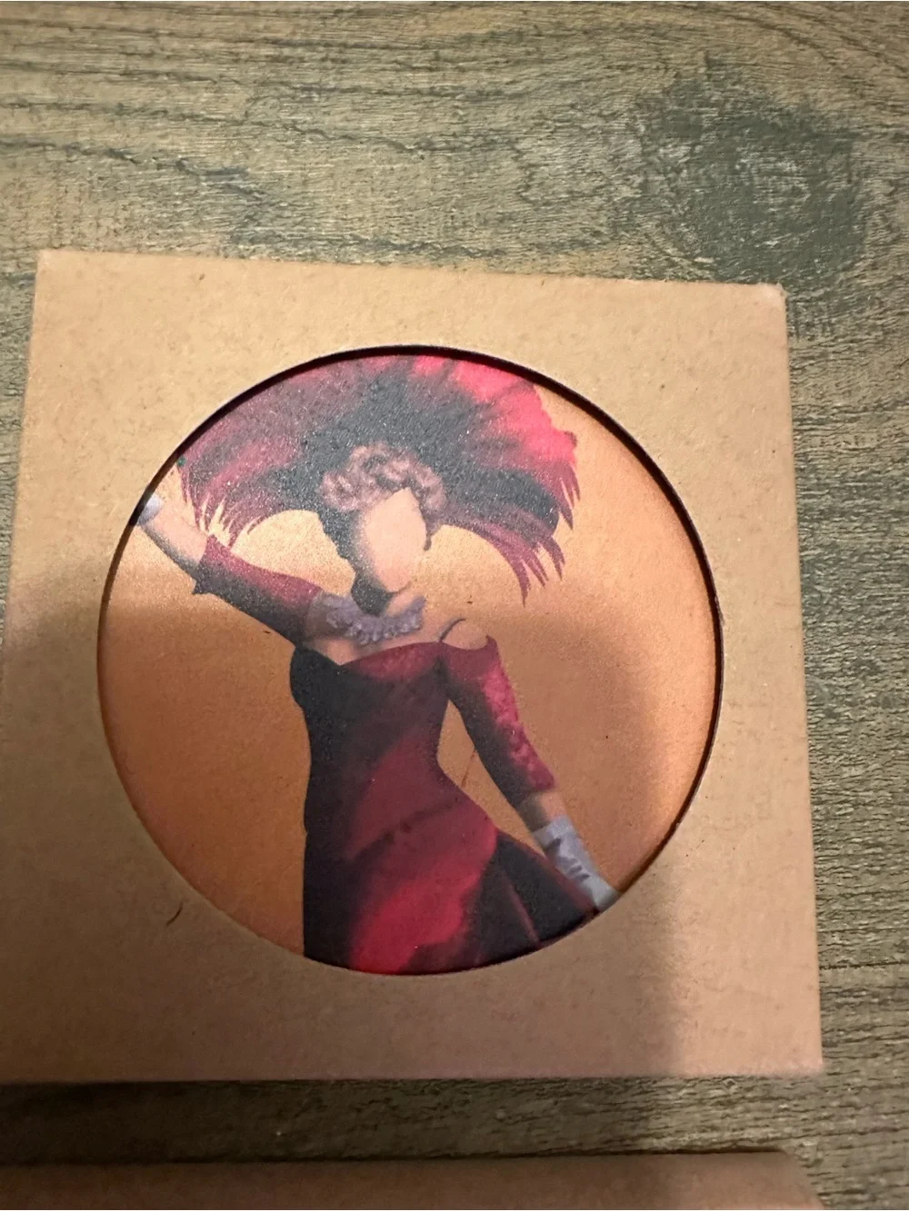 Set of 4 Broadway Musical Theater Character Art Coasters